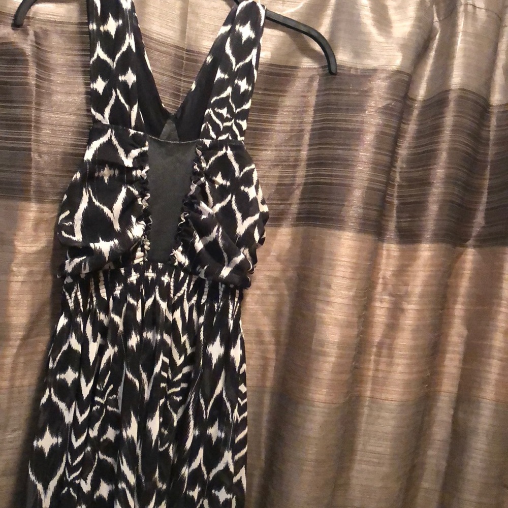 Black and white dress